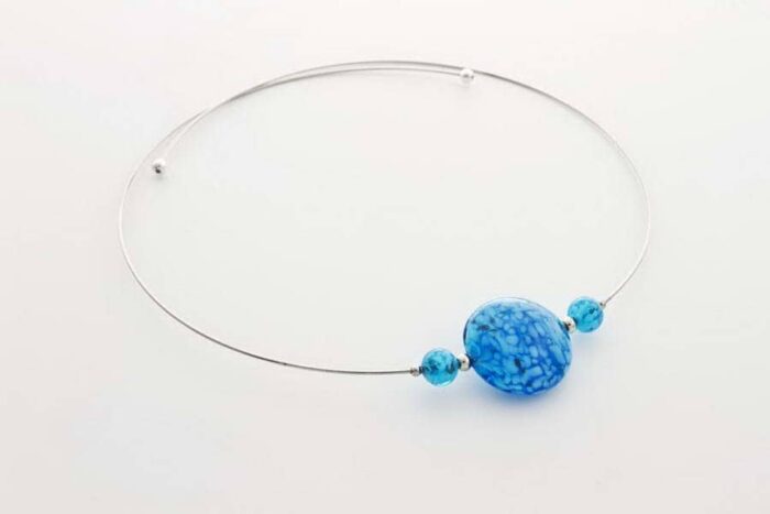 Aventurine necklace, turquoise